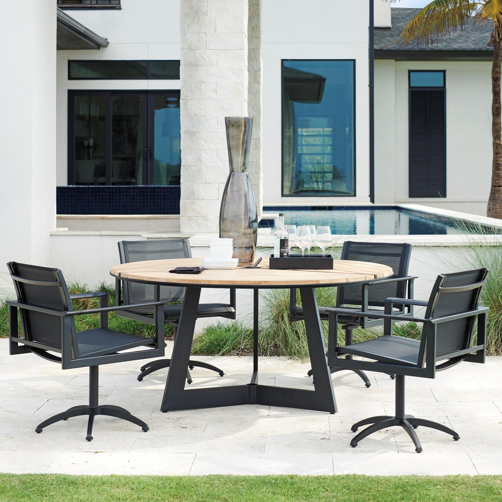Tommy Bahama Outdoor Living South Beach 5Piece Outdoor Dining Set with